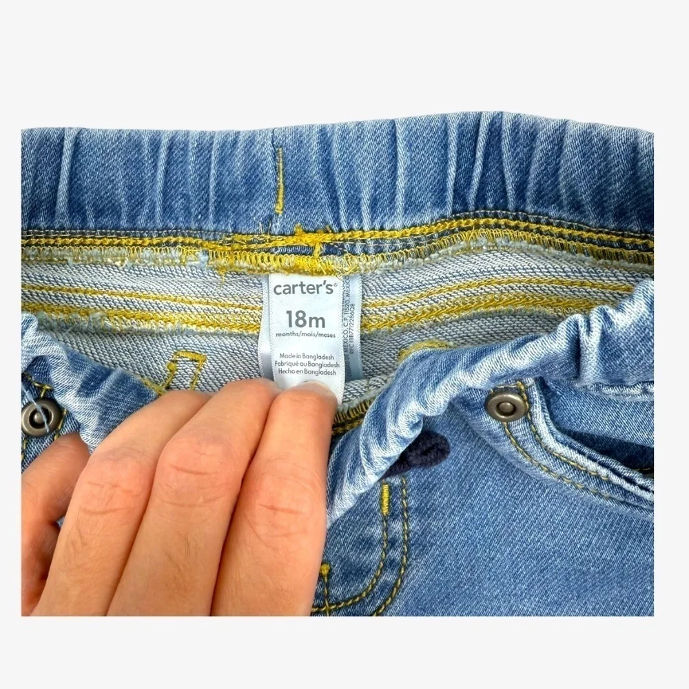 Carter's Baby Pull-On Jeans Baby Boy 18 Months